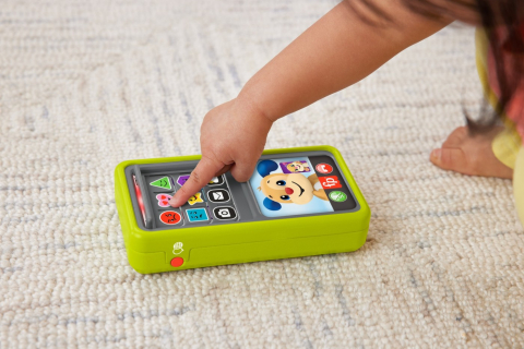FISHER PRICE LAUGH&LEARN 2IN1 SMARTPHONE IN LIMBA ROMANA [5]