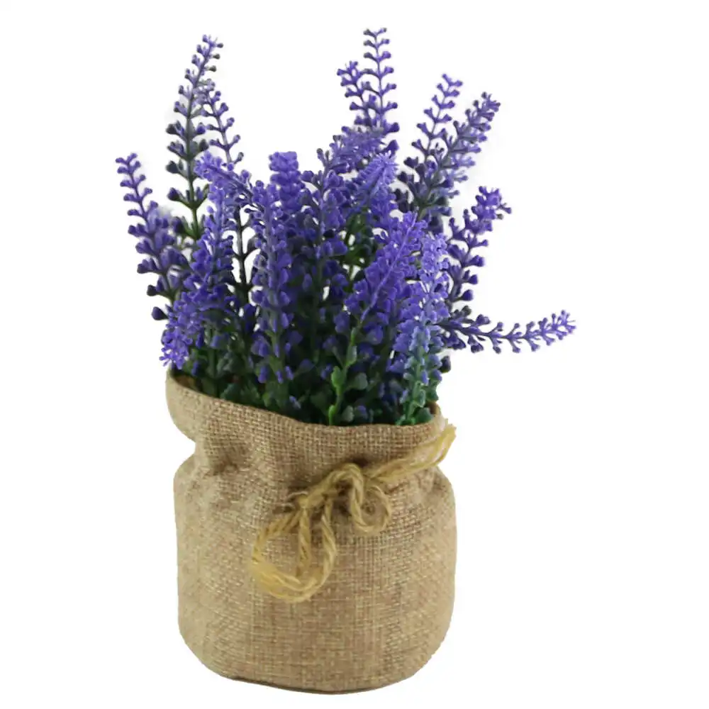 Aranjamente florale - Floare artificiala in ghiveci 7x17cm Lavanda