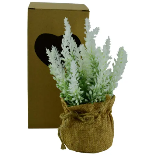 Floare artificiala in ghiveci lavanda diferite culori 11 x 20 cm [1]