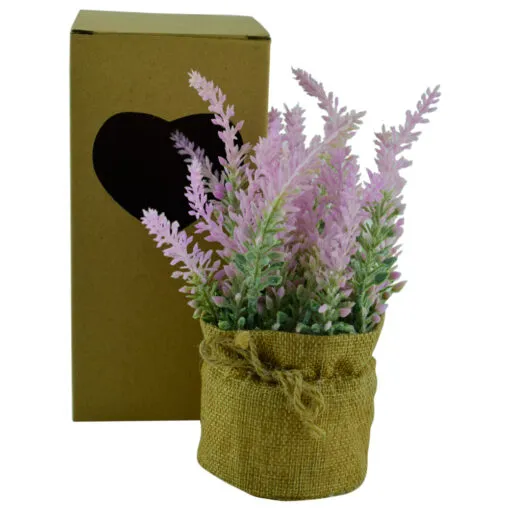 Floare artificiala in ghiveci lavanda diferite culori 11 x 20 cm [3]