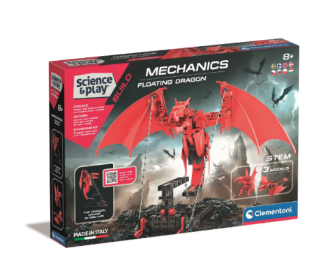 Jocuri de construcție și cuburi - Joc Clementoni Stiinta si joaca Laboratorul de mecanica Floating Dragon