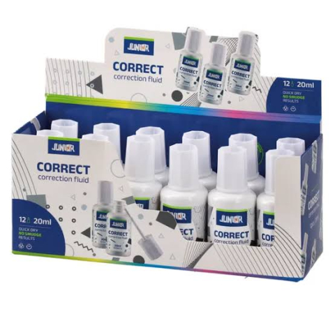 Scriere și corectare - Fluid corector 20 ml alb Junior