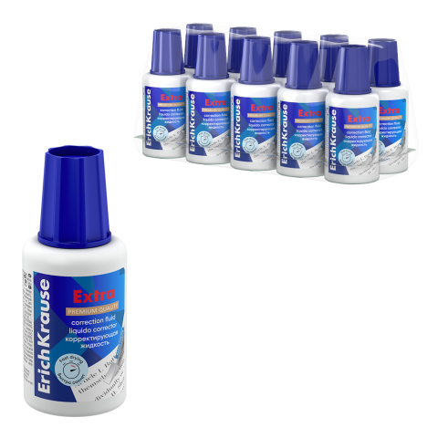 Corectoare și radiere - Fluid corector cu buretel Erich Krause