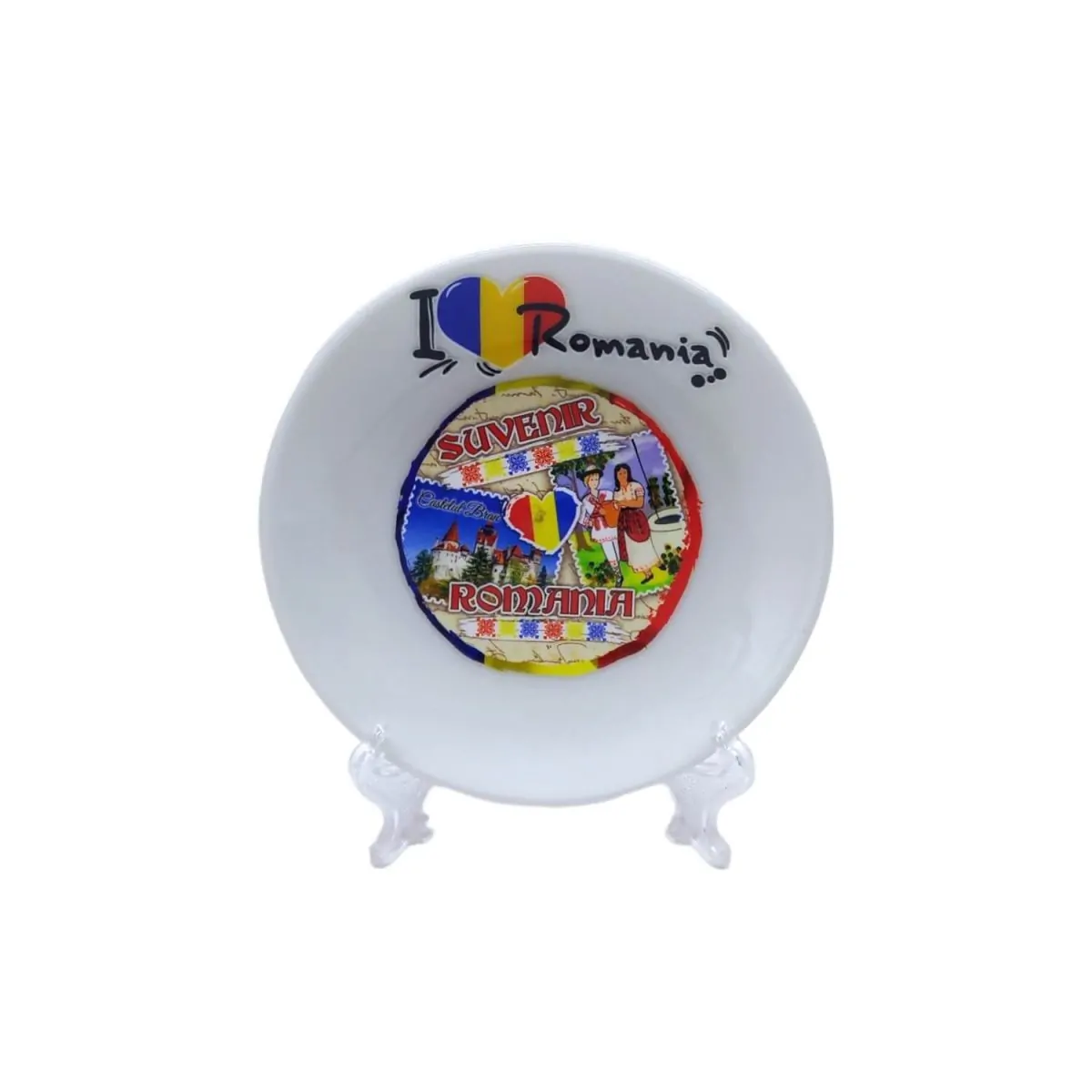 Casă și decorațiuni - Farfurie mica suvenir Romania