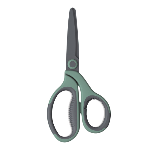 Foarfeca birou 13 cm maner plastic verde Offishop [2]