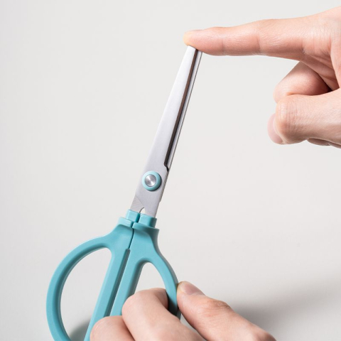 Foarfeca birou cu suport 18 cm verde Nusign Deli [1]