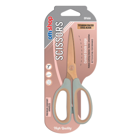 Foarfeca birou maner plastic titan 17.5 cm Offishop [1]