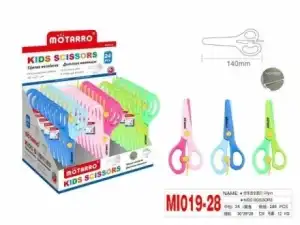 Foarfece școlare - Foarfeca birou Motarro Kids Scissors 14 cm culori diferite