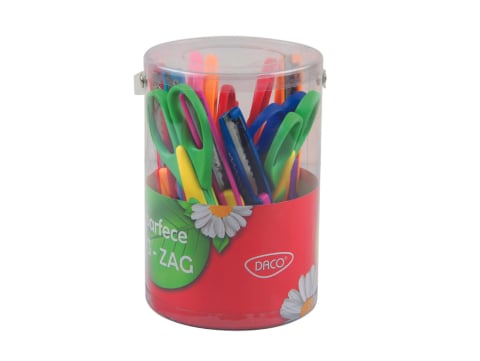 Rechizite școlare - Foarfeca Zig-Zag 16.5 cm Daco