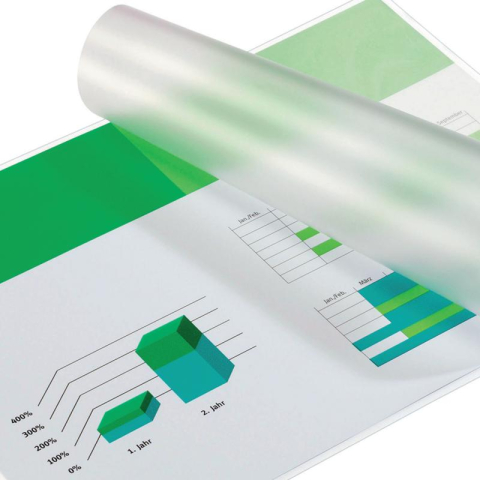 Folie laminare A4 GBC 75 microni 100 buc light Ibico [0]