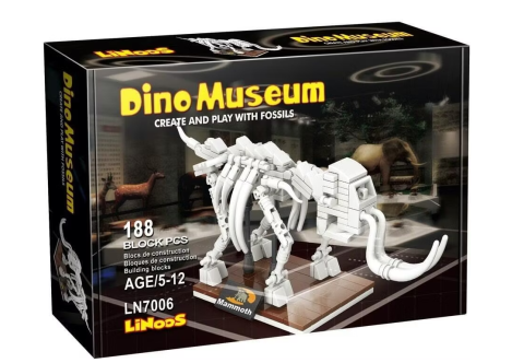 Set constructie Fossil Building Blocks Dino Museum Mammoth [1]