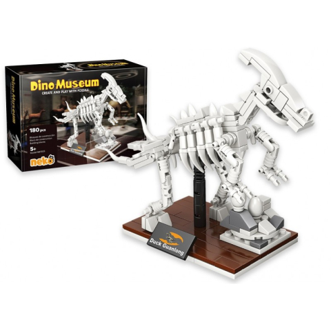 Jocuri de construcție și cuburi - Set constructie Fossil Building Blocks Dino Museum Parasaurolophus