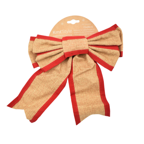 Decorațiuni și articole de Crăciun - Fundita decorativa Craciun 23 x 28 cm