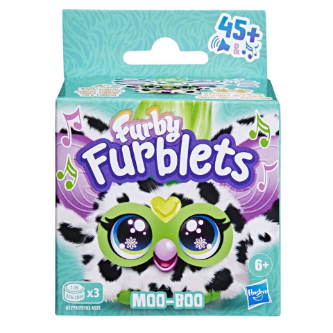 Figurine - FURBY FURBLETS JUCARIE INTERACTIVA MOO-BOO