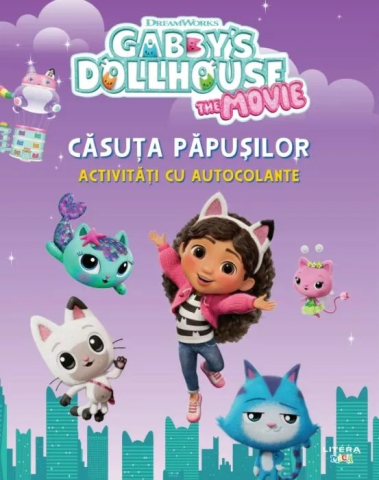 Hobby și activități pentru copii - Gabbys Dollhouse. Casuta papusilor activitati cu autocolante