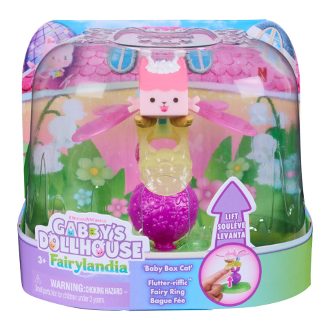GABBYS DOLLHOUSE FAIRYLANDIA INEL DE ZANA CU FIGURINA PISICUTA BABY BOX [0]