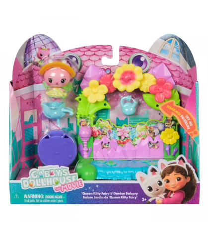 Jucării și jocuri - Set Balconul Gradina Fermecata si figurina Kitty Gabby's Dollhouse