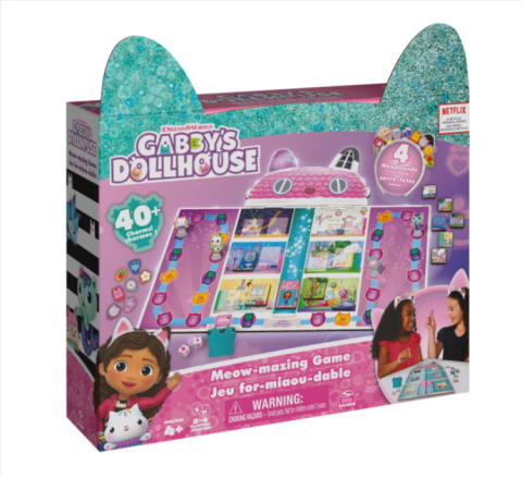 Jucării și jocuri - Joc de societate Gabby's Dollhouse Miau Miau