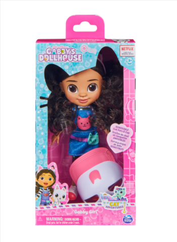 Jucării și jocuri - Papusa Gabby's Dollhouse Gabby Girl Travel Edition 20 cm