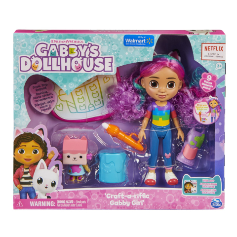 Păpuși și accesorii - GABBYS DOLLHOUSE PAPUSA GABBY SI SET DE CREATIE