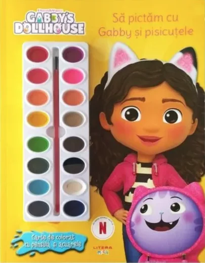 Cărți pentru copii - Gabby's Dollhouse. Sa pictam cu Gabby si pisicutele