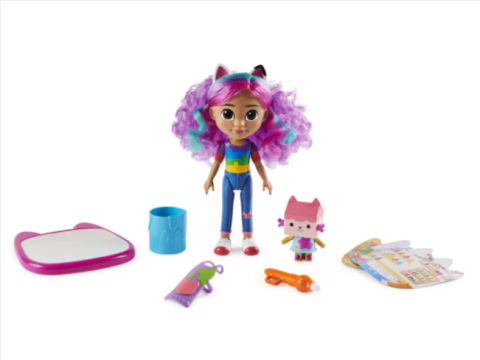 Set de joaca Gabby's Dollhouse Deluxe Craft Doll cu accesorii pictura [2]