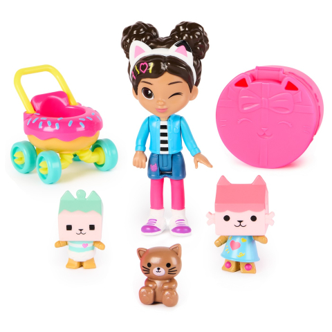 GABBYS DOLLHOUSE SET FIGURINE KITTY CARE [6]