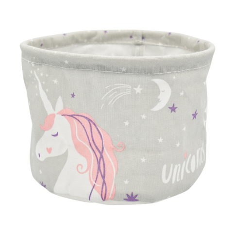 Accesorii școlare - Cos textil depozitare model unicorn Piccolino