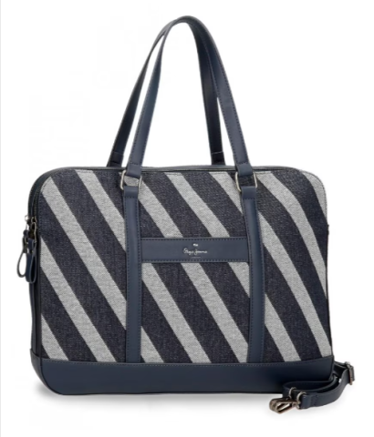 Accesorii personale și beauty - Geanta business dama 2 compartimente Pepe Jeans Celine 41 x 30 x 10 cm