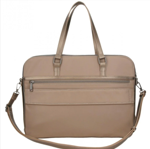 Geanta business dama Pepe Jeans Ruby 2 compartimente taupe 40 x 30 x 5 cm [1]