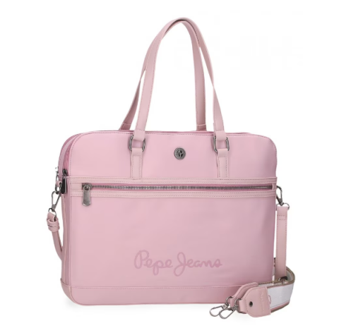 Ingrijire personală copii - Geanta business dama 2 compartimente Pepe Jeans Corin 40 x 30 x 5 cm roz
