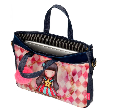 Ingrijire personală copii - Geanta fete Gorjuss Moon Buttons compartiment laptop 39 x 28 x 6.5 cm