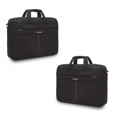 Geanta laptop neagra 40x8x32 cm Offishop [1]