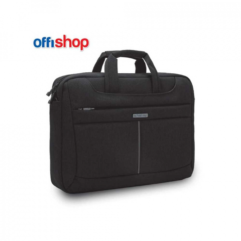 Geanta laptop neagra 40x8x32 cm Offishop [2]