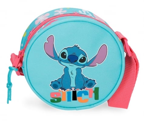 Rechizite școlare - Geanta umar fete Disney Aloha Stitch 14x14x4 cm