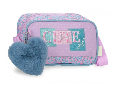 Ingrijire personală copii - Geanta umar fete Enso Cute Girl 19.5 x 11.5 x 7.5 cm roz