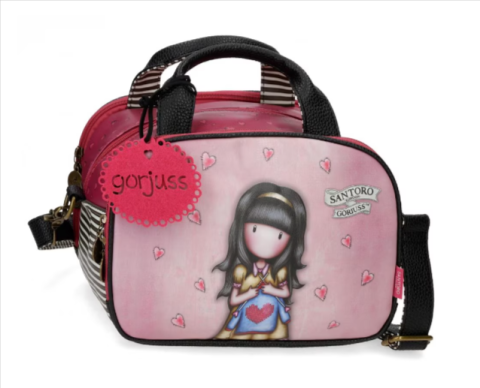 Ingrijire personală copii - Geanta fete Gorjuss For My Love 28 x 21 x 17 cm bordo