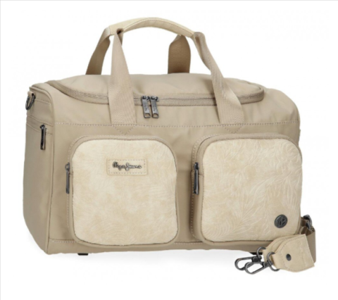 Ingrijire personală copii - Geanta voiaj dama Pepe Jeans Jana bej 40 x 25 x 20 cm