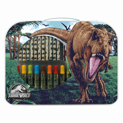 Jucării creative și senzoriale - GENTUTA PENTRU DESEN ART CASE JURASSIC WORLD