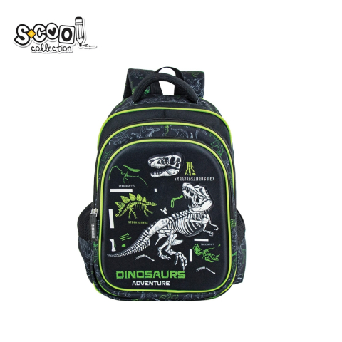 Ghiozdane și rucsacuri - Ghiozdan 3D S-Cool DINOSAURS 38 x 35 x 20 cm