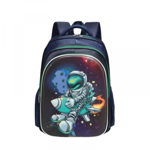 Ghiozdane școlare - Ghiozdan scolar 3D bleumarin 30 L Dream Big S Cool Collection