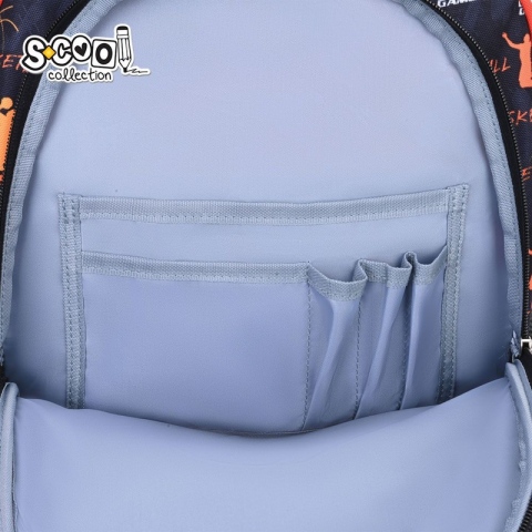 Ghiozdan ergonomic 3D multicolor 28L Basketball S Cool Collection [6]