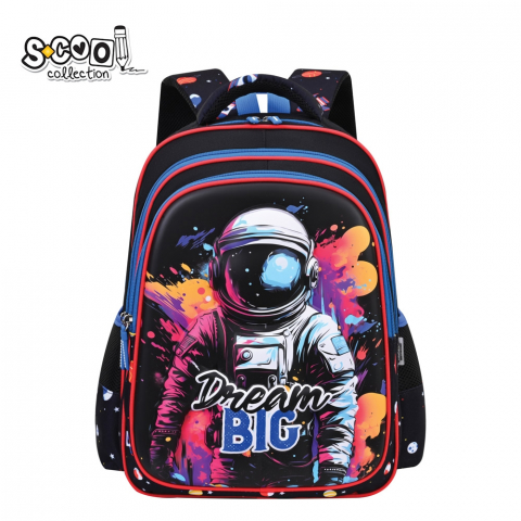 Ghiozdane școlare - Ghiozdan 3D ergonomic Dream Big S-Cool 28L