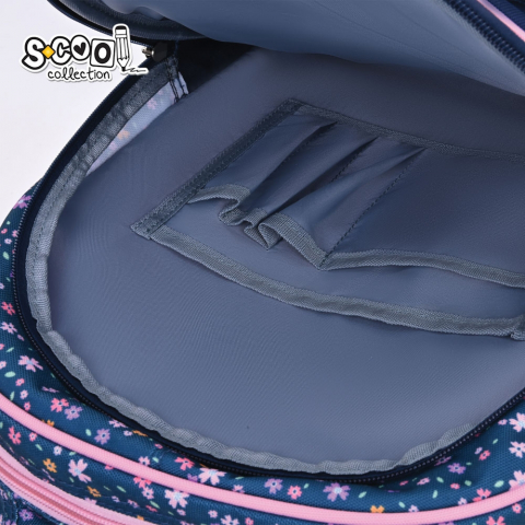 Ghiozdan fete 3D ergonomic Pink Heart S-Cool 28L [8]