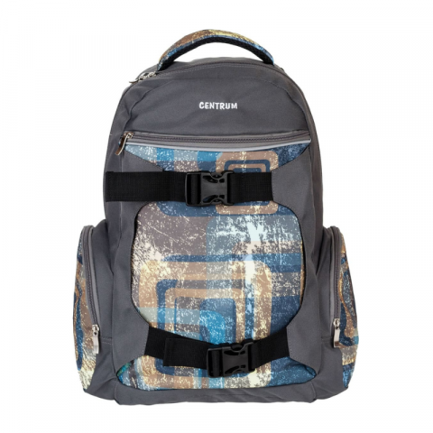 Ghiozdane școlare - Ghiozdan adolescenti gri 47 cm Centrum