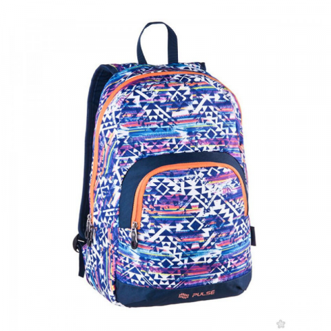 Ghiozdane școlare - Ghiozdan adolescenti multicolor 44 cm Pulse
