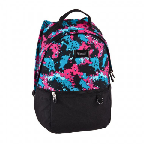 Rucsacuri școlare și  casual - Ghiozdan adolescenti negru 47 cm Pulse