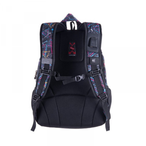 Ghiozdan adolescenti 2 in 1 negru 50 cm Pulse [2]