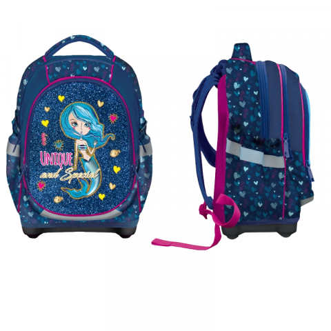 Rechizite școlare - Ghiozdan anatomic albastru 21L S Cool Collection