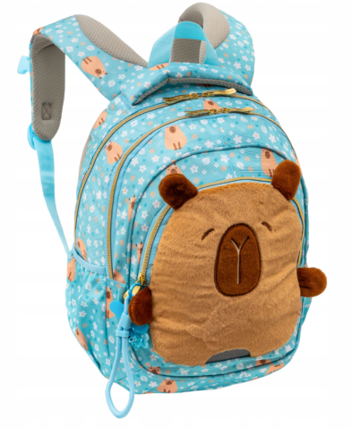 Ghiozdan Astrabag Fluffy Capy cu 3 compartimente 20 L [1]